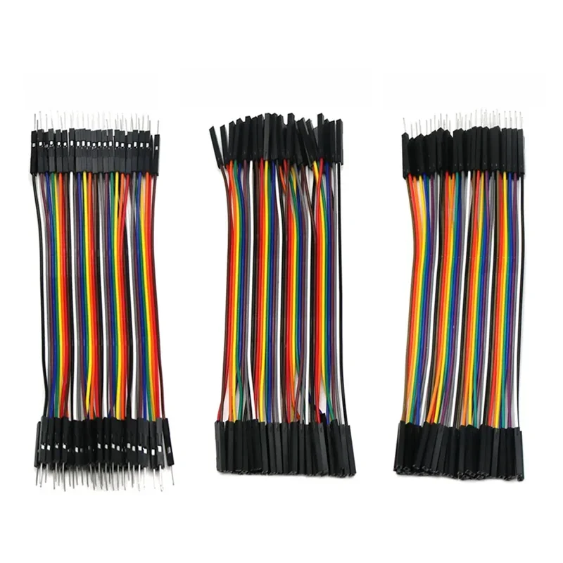 20-40 pièces 20CM fil Dupont mâle à mâle + femelle à femelle et mâle à femelle câble bricolage fil électronique platine de prototypage fil de raccordement