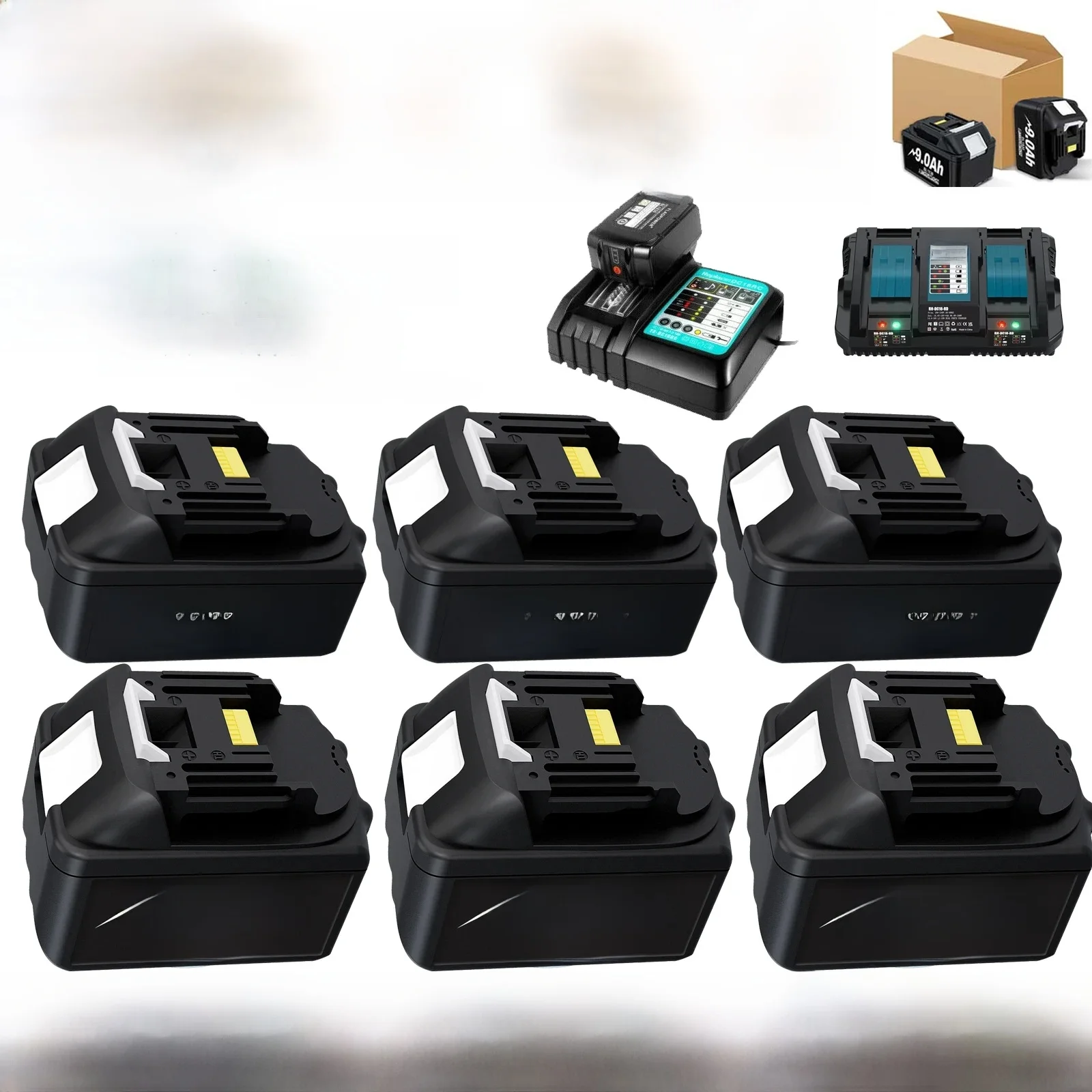 Akumulator zamienny do Makita 18V 6Ah BL1850B Li-ion, zamiennik BL1850 BL1860B BL1860 BL1840B BL1830B BL1830 LXT-400 RU — zdjęcie produktu 7