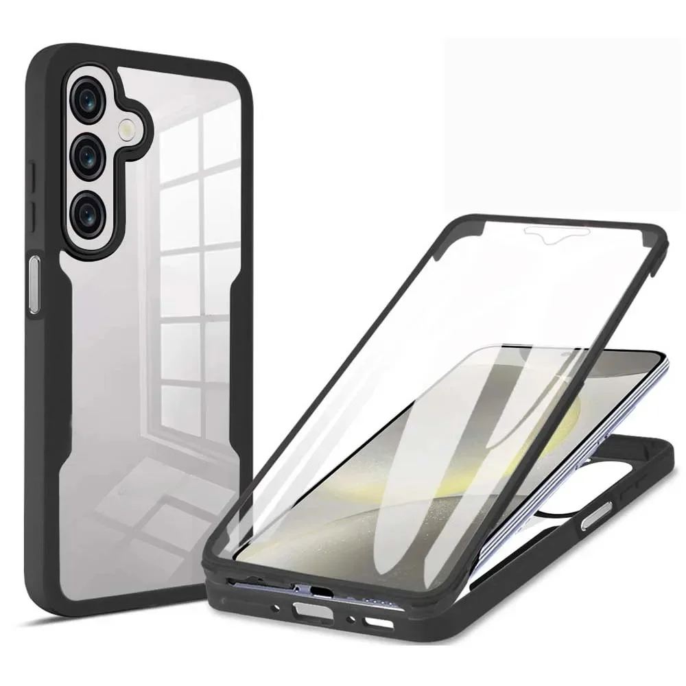 360 Full Body Screen Protector Transparant Case Voor Samsung Galaxy A06 A16 A36 A56 A26 Schokbestendig Telefoon Cover - afbeelding 2