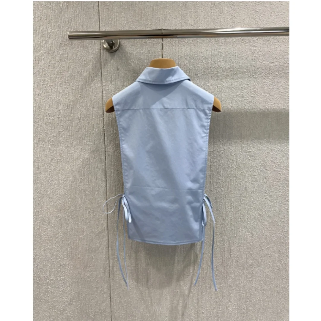 

Summer New Style Women's Letter-stitched Sleeveless Strap Blouse