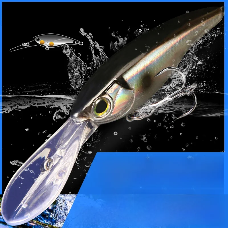 LETOYO Przynęta Wędkarska Minnow Zawieszona 3.8g 6g 10g Głębokość 0-4m Głębokie Toniecie Sztuczna Przynęta Pstrąg Okoń Szczupak Minnow Przynęty Wędkarskie — zdjęcie 2