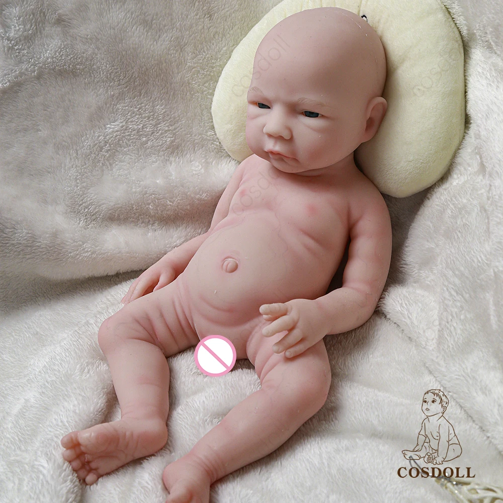 COSDOLL-Muñeca Reborn de silicona líquida para niños, 100% pulgadas, 18,5 kg, 2,8