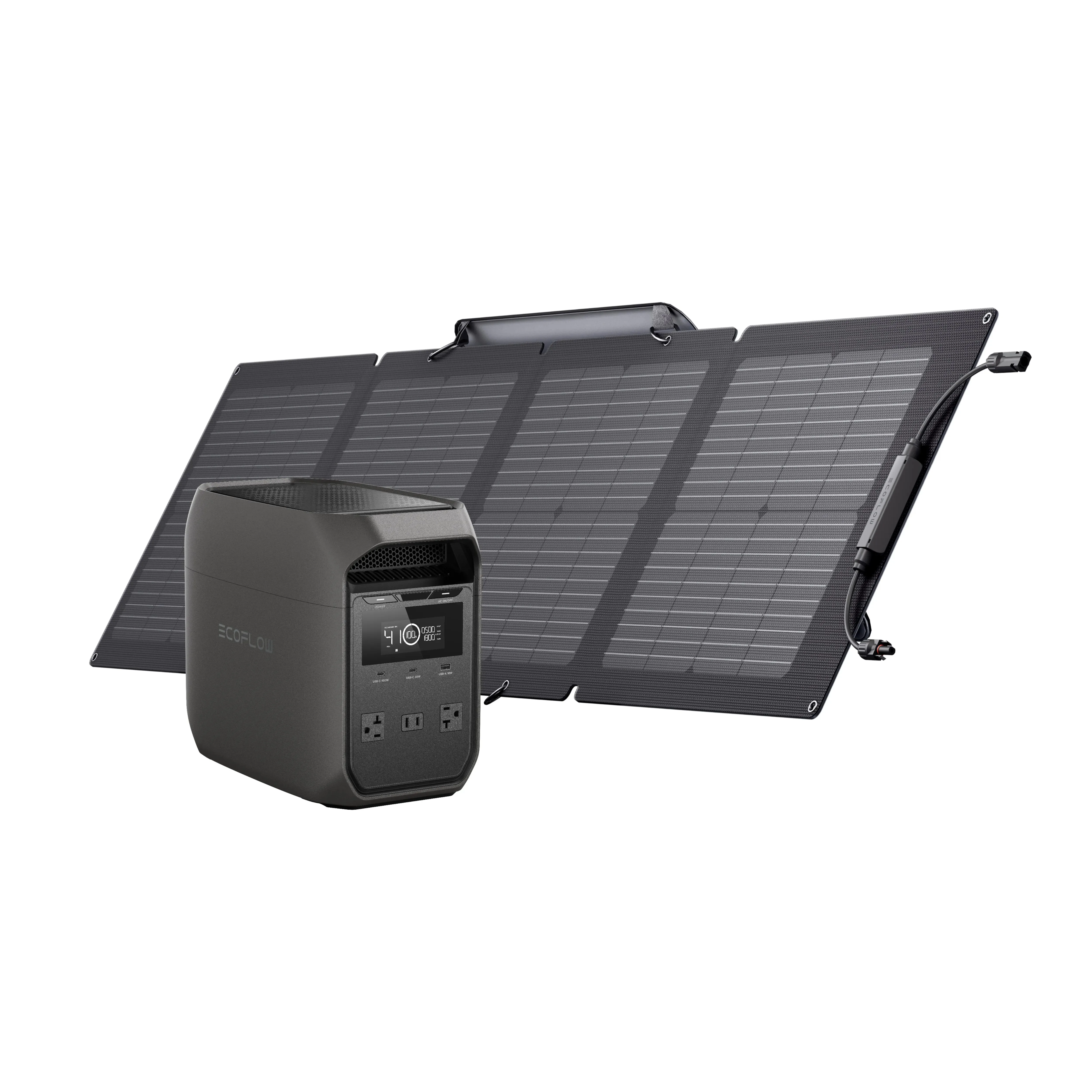 BRAND NEW  ECOFLOW Solar Generator DELTA 3 Classical Dark 1000, 1024Wh LiFePO4 Battery Portable Power Station, 1800W AC/100W USB-