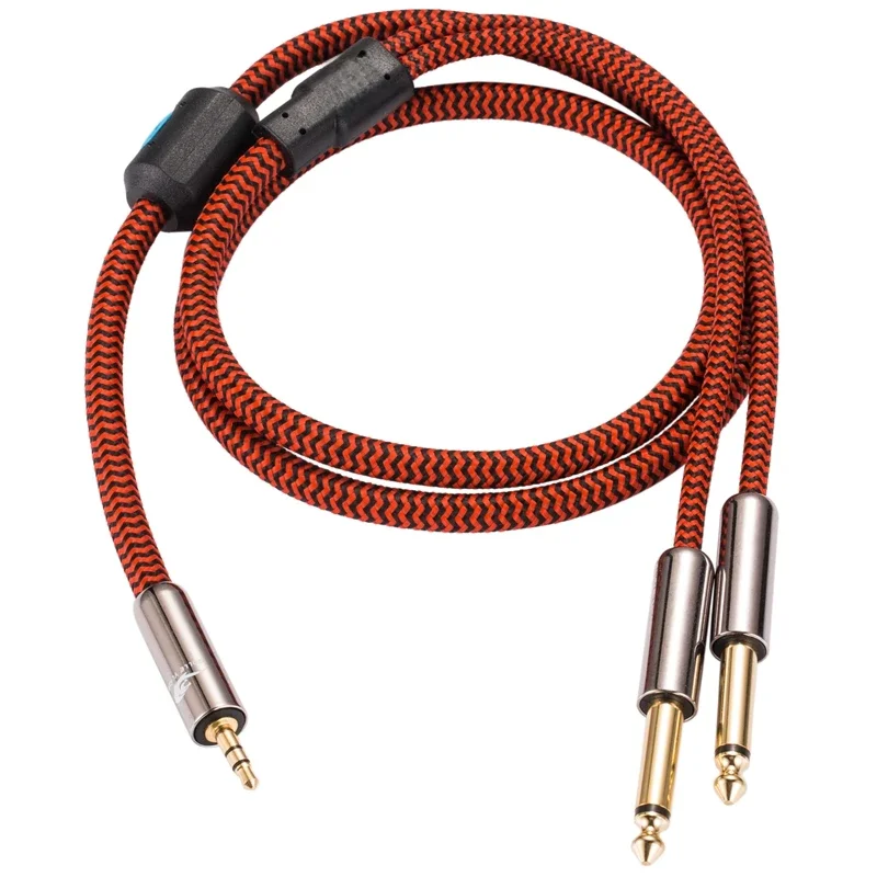 Premium Audio Cable Mini Jack 3.5mm to Dual 6.35mm for PC Headphone Mixer Console 3.5 to 2*1/4 Inch TS Jack Cable 1M 2M 3M 5M 8M — zdjęcie produktu 7