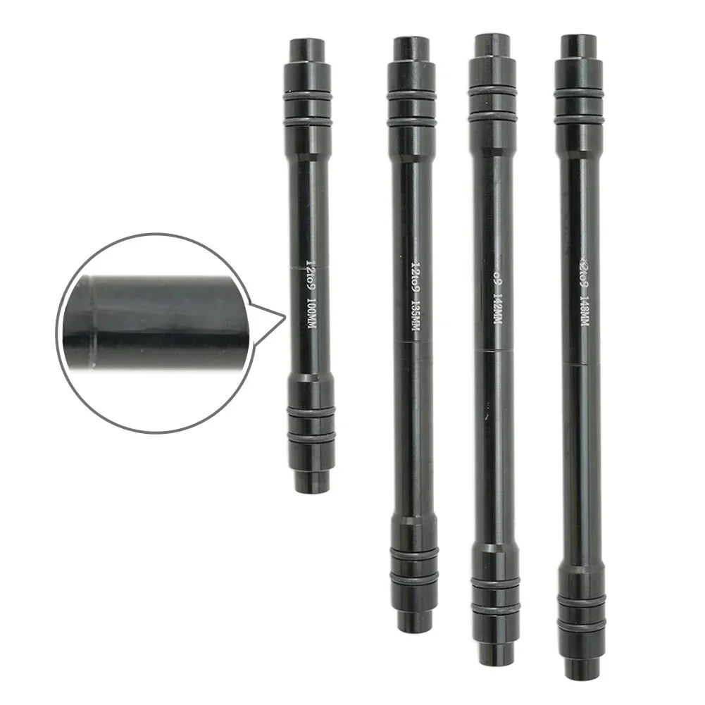 AliExpress NONE Bicycle Hub Thru Axle Adapter 12MM To 9MM QR Quick Release 100/135/142/148mm Skewers For MTB Mountain Bike Front Wheel Spacer