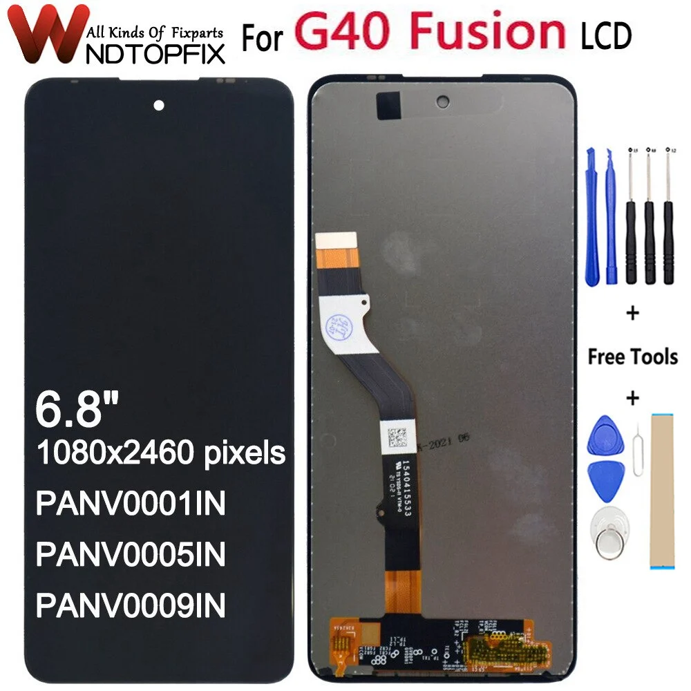 

6.8" For Motorola Moto G40 Fusion Lcd Screen Display Touch Digitizer Assembly Replacement Parts For PANV0001IN PANV0005IN Screen