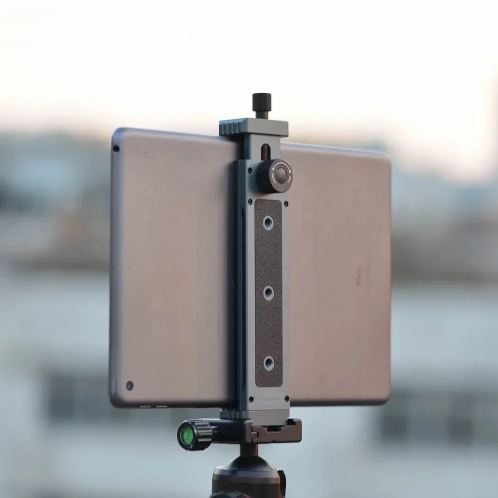 Uniwersalny aluminiowy uchwyt na tablet i telefon LEAPLIGHT, klips, statyw, regulowany uchwyt do telefonów, tabletów Ipro, uchwyt na tablet — 2