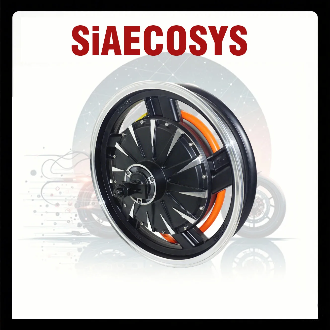 

QSMOTOR QS260 16x2.75 Inch High-Torque Hub Motor 4000W 72V - 50H Magnet for Off-Road E-Motorcycle, V1.4 Enhanced IP67 Waterproof