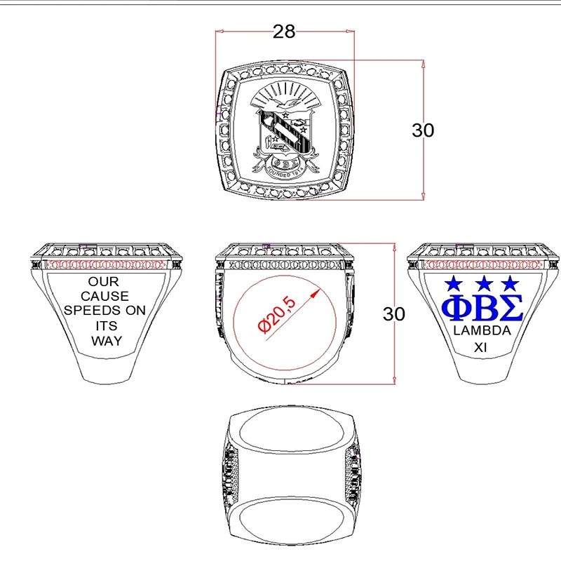 

Customized Champion Ring, Latest 2024 Ring, Free 2D Design, 3D Modeling Images and Videos Provided, Free Shipping