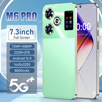Global Version Android 14 Smartphone 7.3 120Hz Super AMOLED Screen resolution 1440*3200 8000mAh battery 108MP Camera Face ID