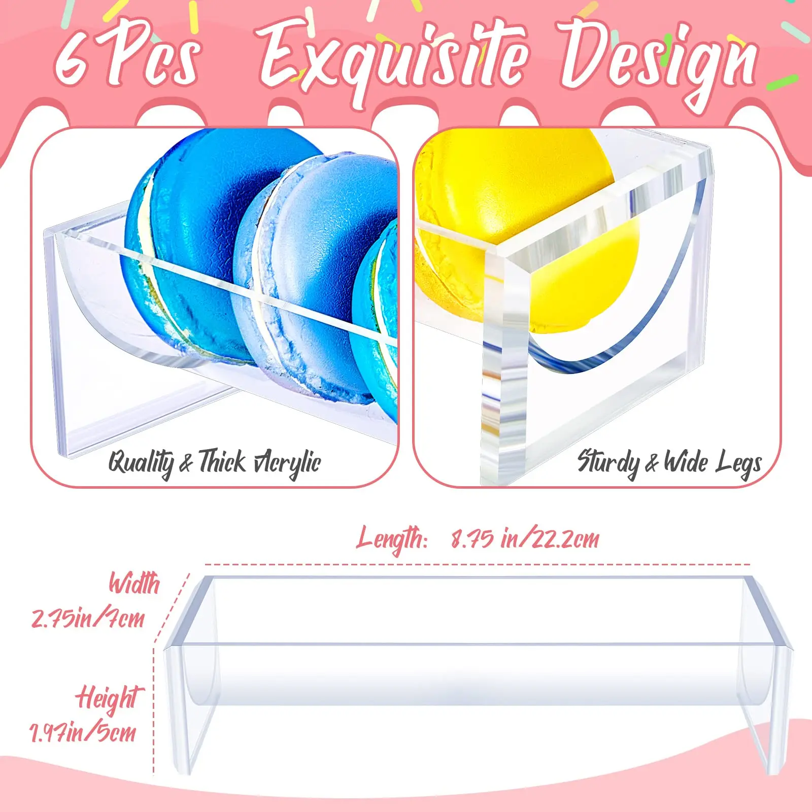 Clear Cracker Tray for Serving Rectangular Cracker Holder for Serving Trays Clear Food Display Stands for Party Acrylic Cracker