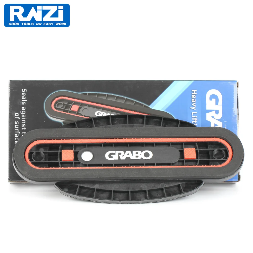 Raizi GRABO Portable Electric Vacuum Suction Cup  Rubber Foam Seal RockSeal Slender Seal For lifting narrow surfaces