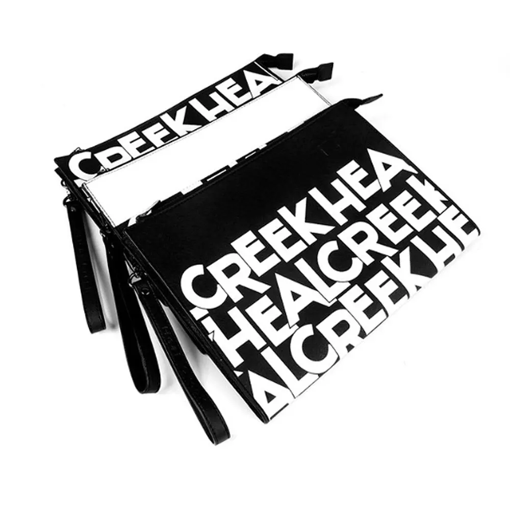 Heal Creek Golf Bag Clutch Lettering Design 2 Pouch