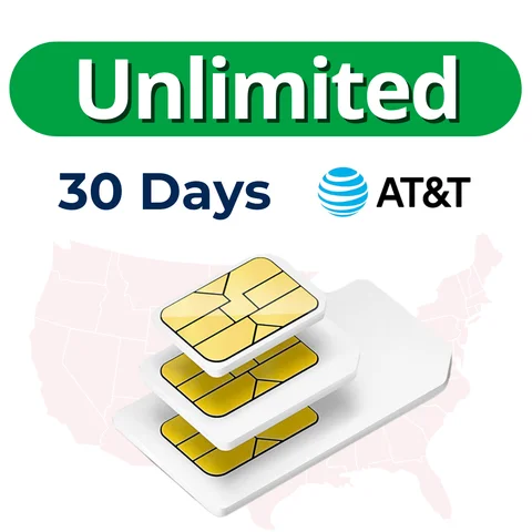 EIOTCLUB Unlimited Data SIM Card, USA Coverage, IOT SIM Card Works with Routers, WiFi Hotspots, Laptop, Tablet (Data-Only) 30Day