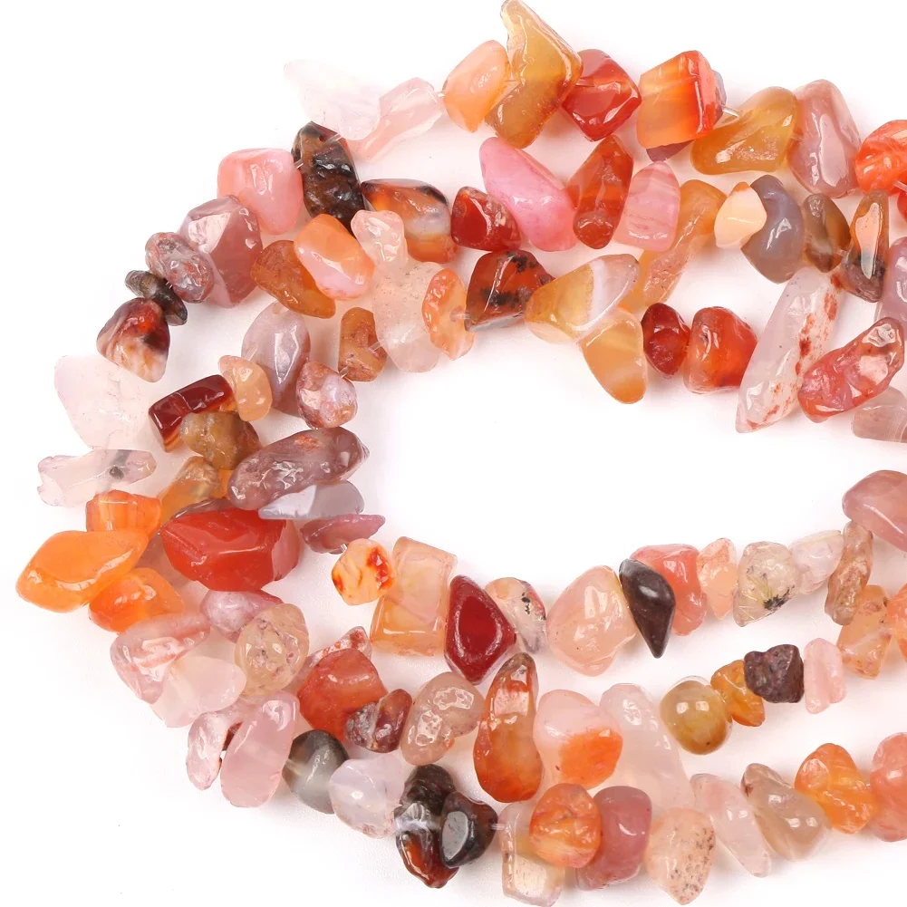 AliExpress fascinante viento Natural 3-12mm Irregular Gravel Onyx Stone Beads Loose Chips Agates Beads For Jewelry Making Diy Necklace Bracelet Accessory