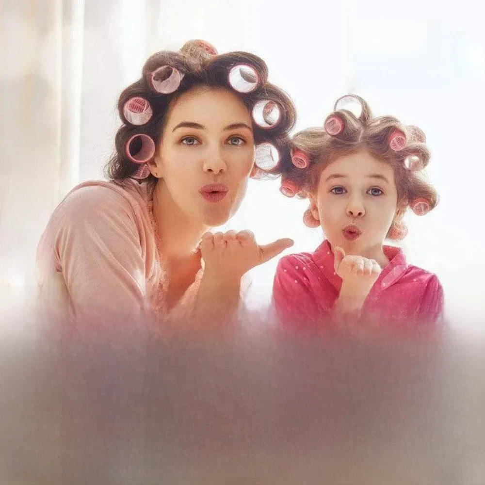 Rouleau à Cheveux sans Chaleur pour Salon de Coiffure, Outil de Coiffure pour Boucler les Poils Collants, Nouveau