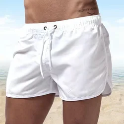 Shorts For Men 2021 Summer Men's Swimwear Shorts Brand Beachwear Sexy Swim Trunks Men Swimsuit Low Waist Breathable Beach Wear