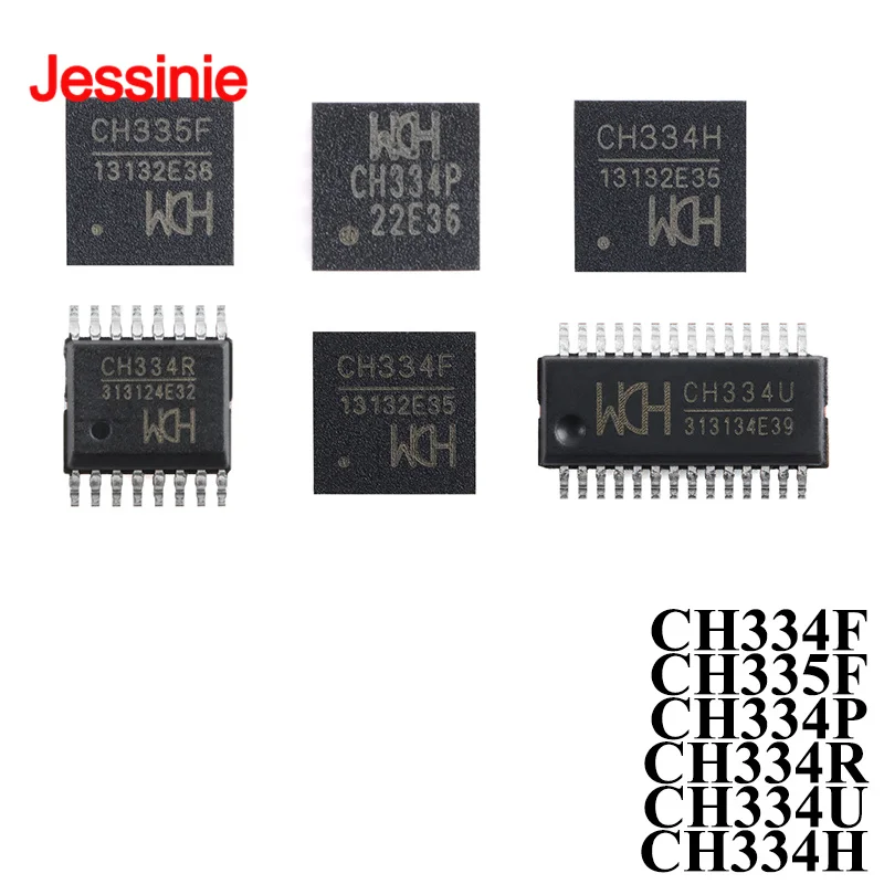 10 Stück/1 Stück CH334F CH334H CH334P CH334R CH334U CH335F USB-HUB-Controller-Chip