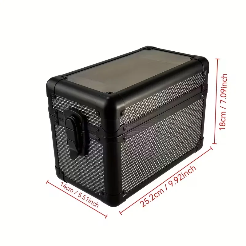 Double Layer Graded Card Storage Box Holder with Transparent Lid for PSA Trading Card Protective Case Sports Card Collection