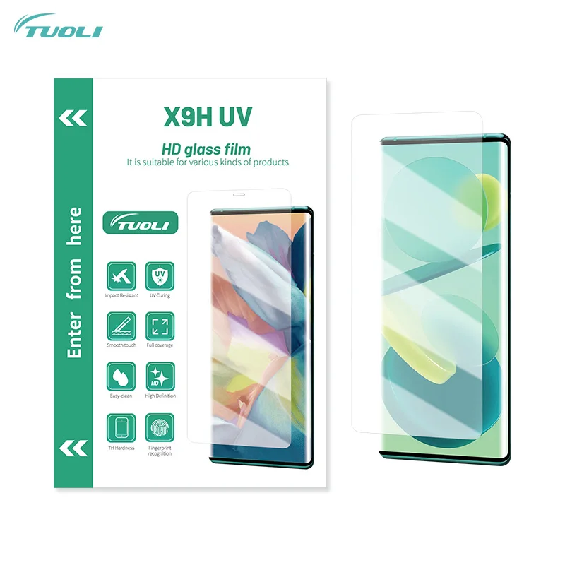 

TUOLI UV Glass Film Tempered Glass Film for Mobile Film X9H for TUOLI TL-168 TL-568MAX Hydrogel Screen Protector Cutting Machine