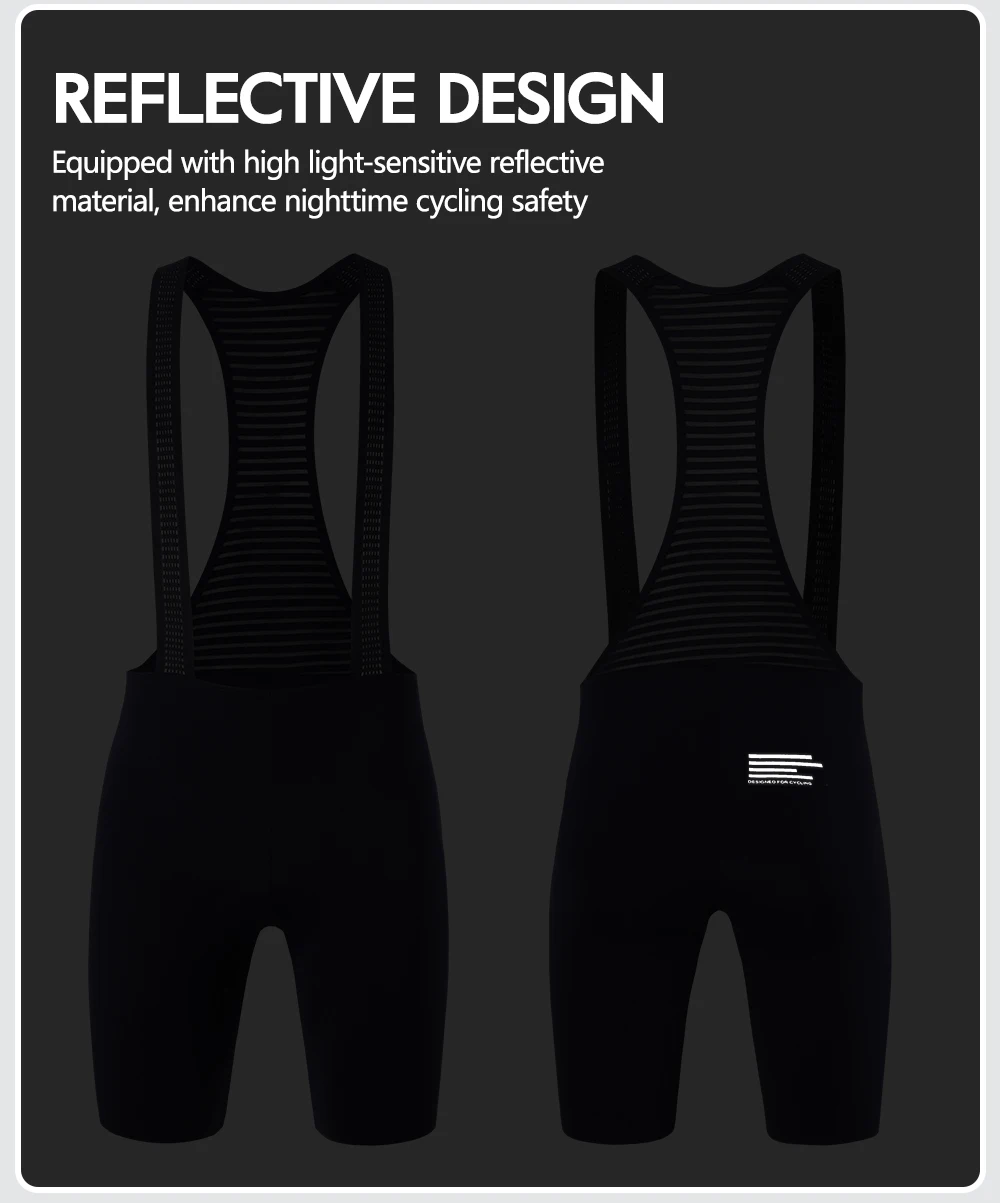 RION Herren Radsport-Trägerhose MTB-Tights Nahtlose Profi-Fahrradbekleidung Trägerhosen Italienische Dolomiti-Polsterung Rennrad-Ausrüstung – Detail 5