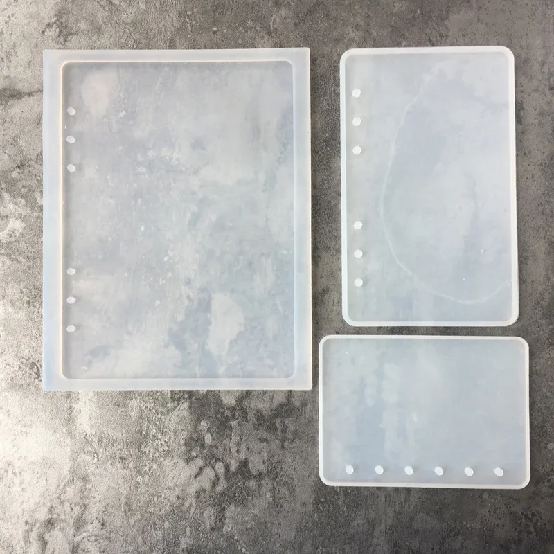 A7/A6/A5 Notebook kształt silikonowe formy DIY żywica książka formy przezroczysta żywica epoksydowa silikonowe formy przezroczyste książki A7 silikonowe formy — zdjęcie 2