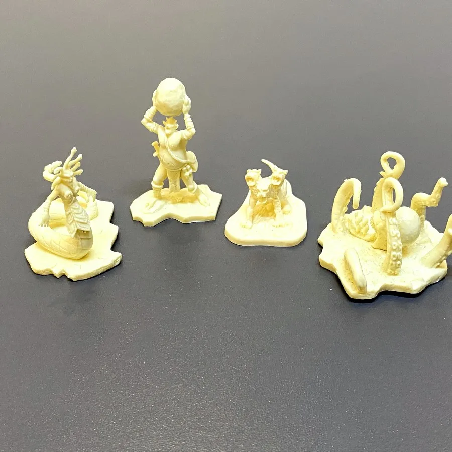 Set Kraken Minotaur Medusa Heroes Creatures Miniatures Cyclades Board Game Figures Thumbnail Greekic Mythical Minis Role Playing