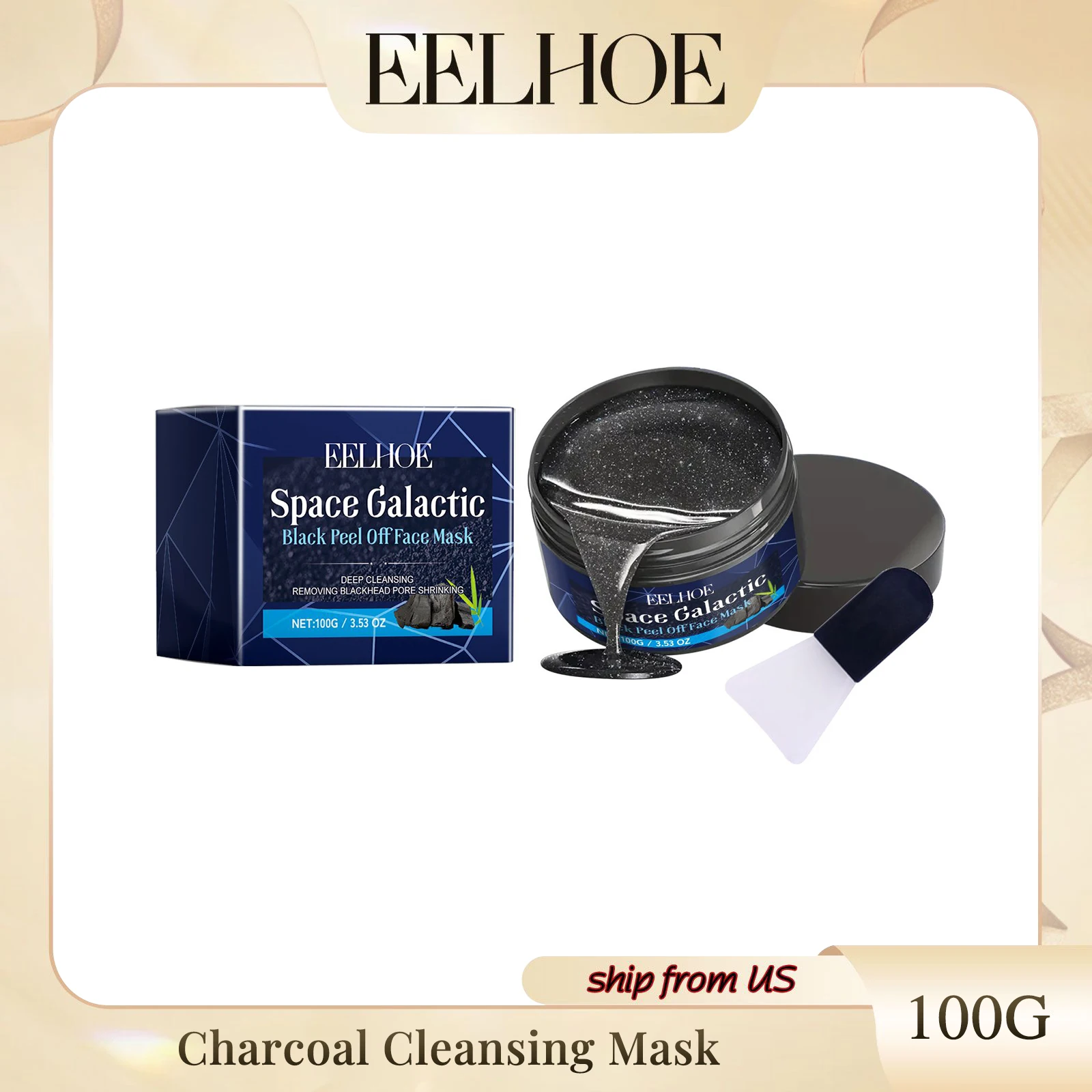 Eelhoe Charcoal Deep Cleansing Mask Cleans Blackheads Closes Mouth Tightens Pores Hydrates And Smooths Skin Cleansing Mask