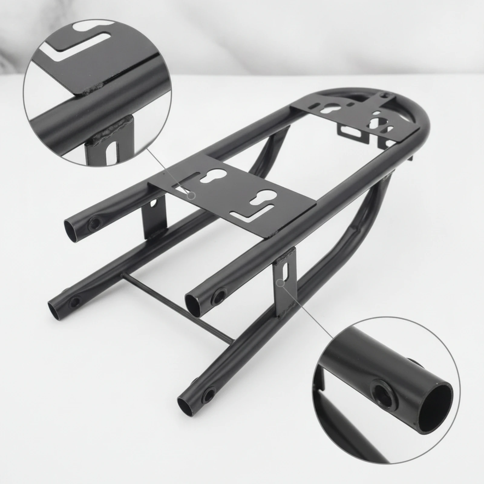 Cycling Commute - Portaequipajes trasero de hierro para bicicleta