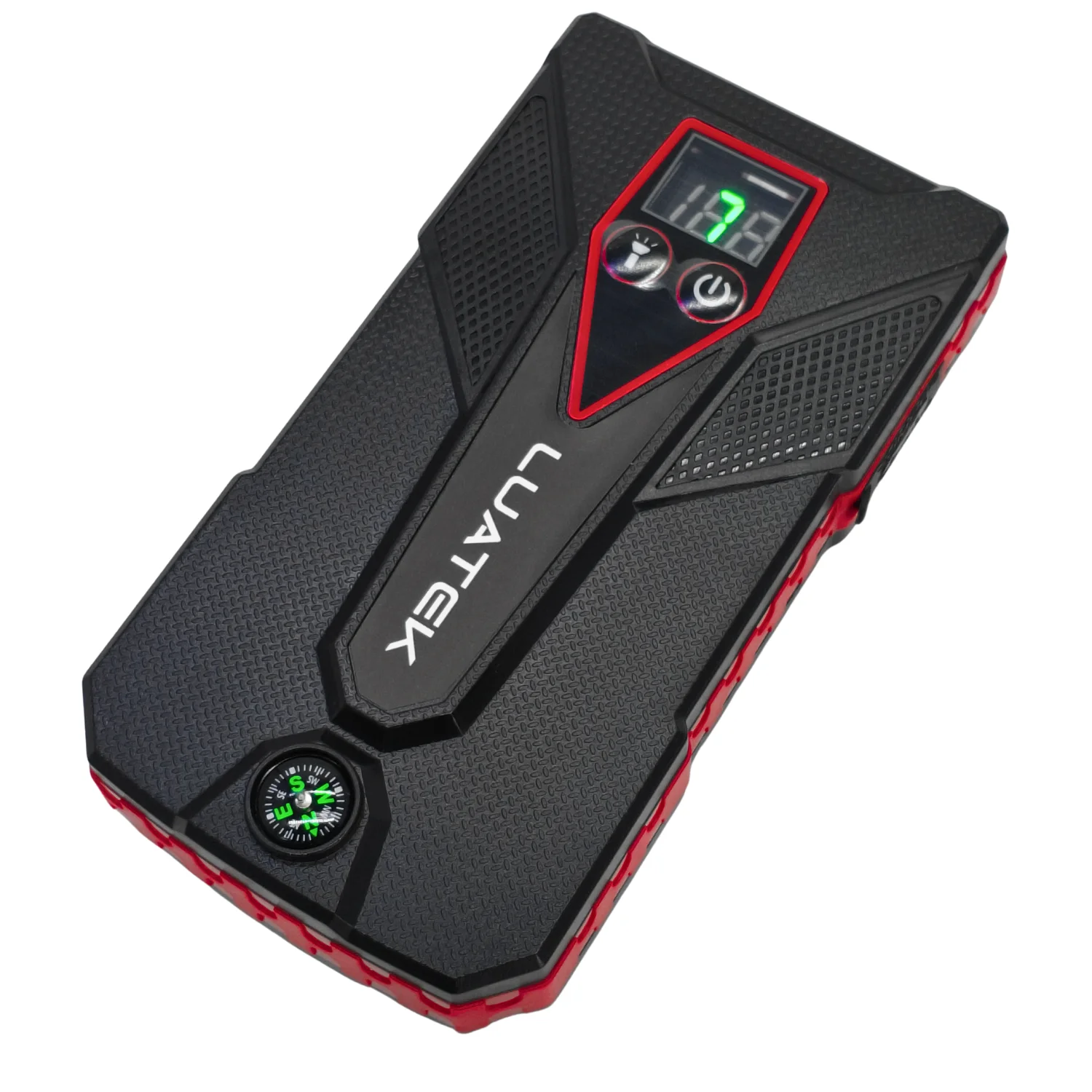 Portable Battery Vehicle Starting Auxiliary Multifunctional Powerbank 12000mAh Usb With Led Flashlight And Air Pump