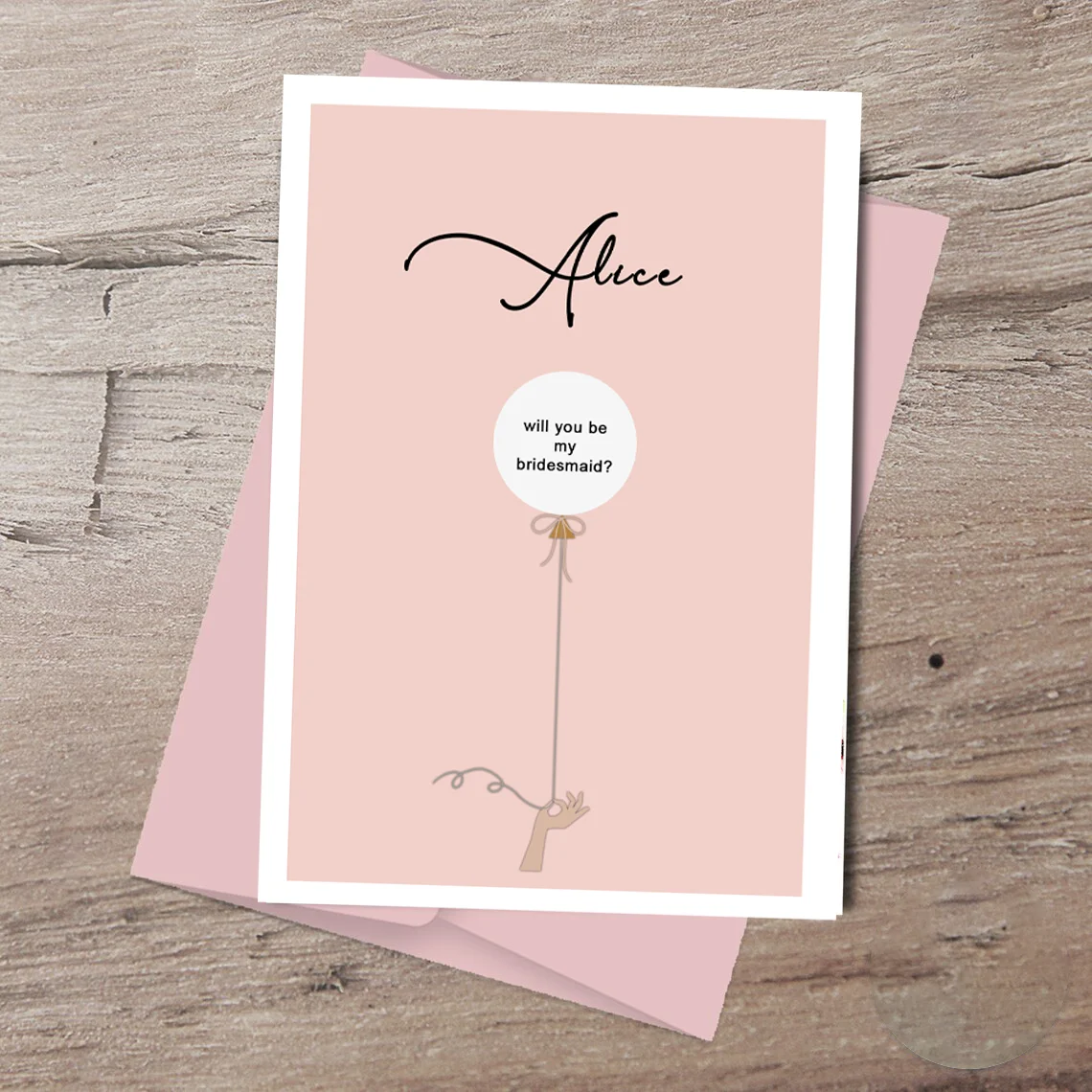 

Will You Be My Bridesmaid Photo Card, Create Your Own Proposal Card for Bridesmaid, Maid of Honour, Flower Girl, Groomsmen