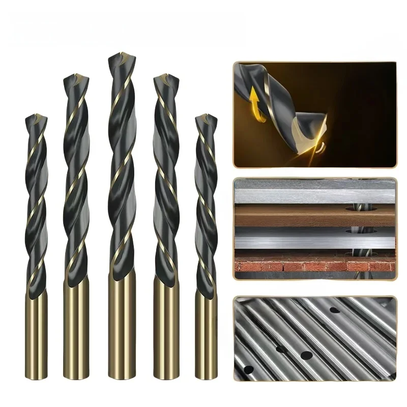 3.0-13.5mm Twist Drill Bit Set HSS 6542 Gun Drill Bit For Wood/Metal Hole Cutter Power Tools