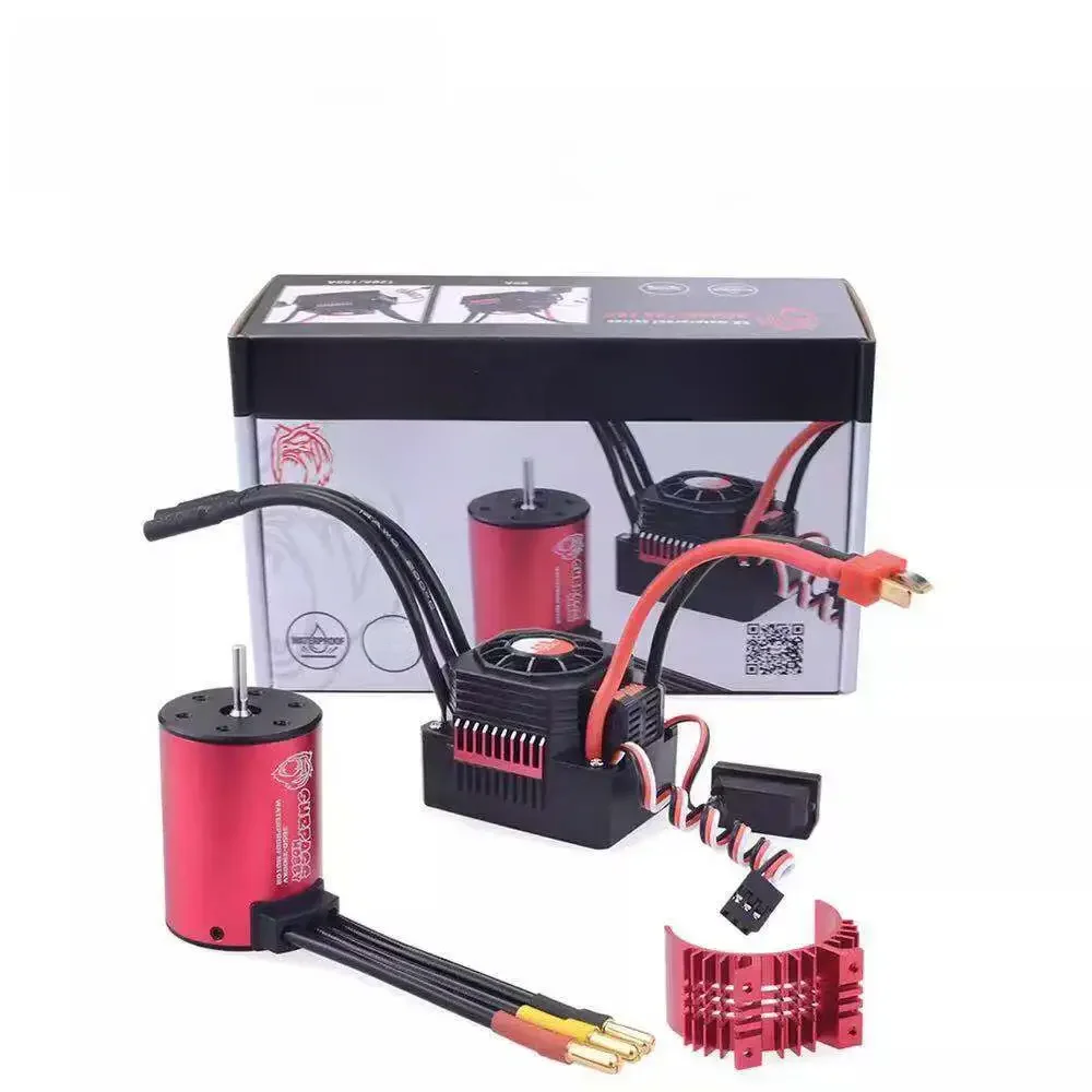 OVERTREFFEN HOBBY Wltoys 144001 124019 104001   RC Auto 3650 3660 F540 3600KV 5200KV 3930KV 4370KV Borstelloze Motor 45A 60A ESC - afbeelding 2