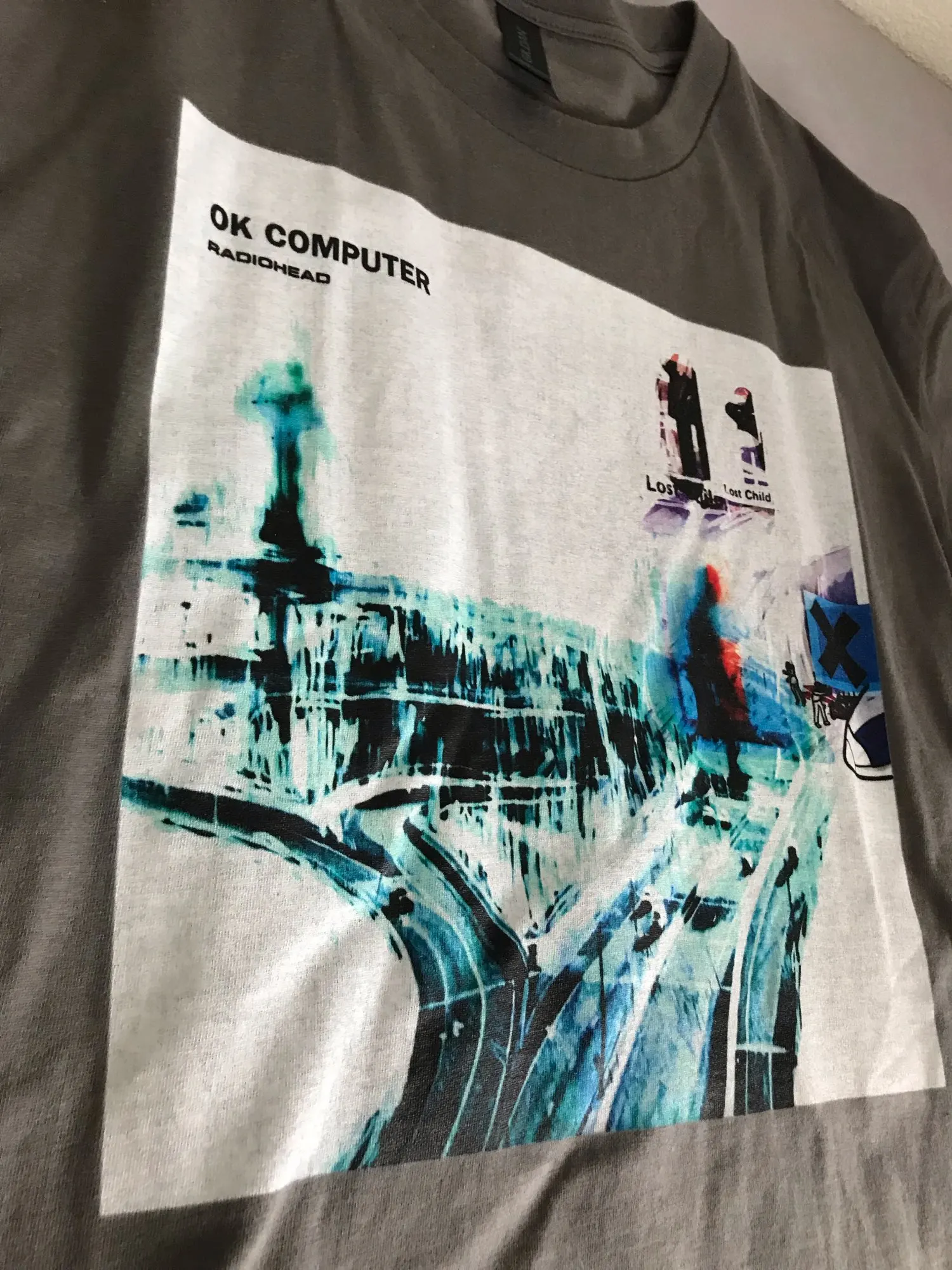 Radiohead Ok Computer футболка хлопок 1997 | AliExpress