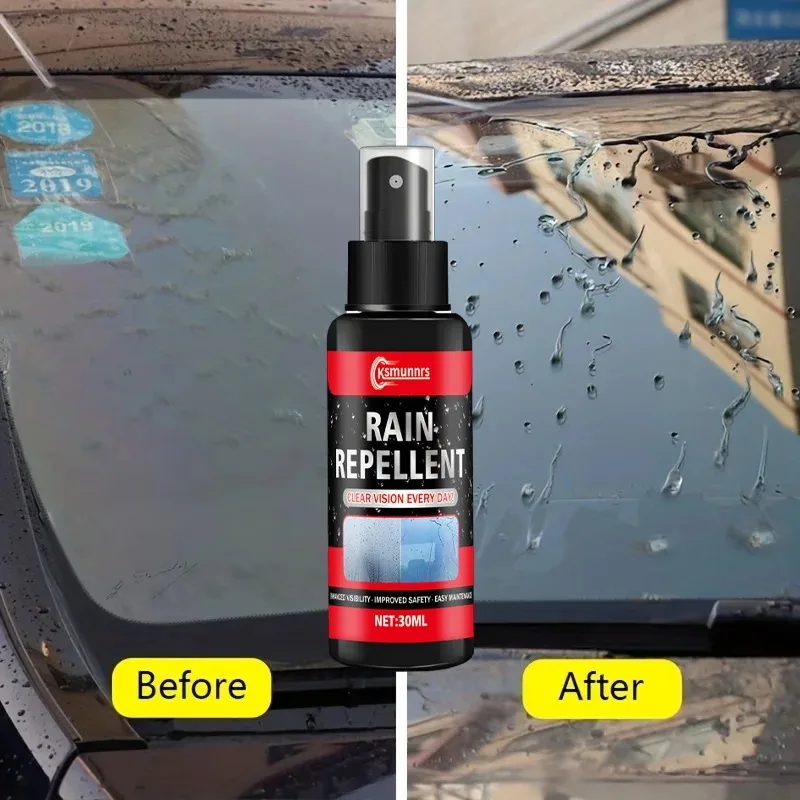 Nano Glass Anti Rain and Anti Fog Spray for Windshield Helmet and Car Glass Protection