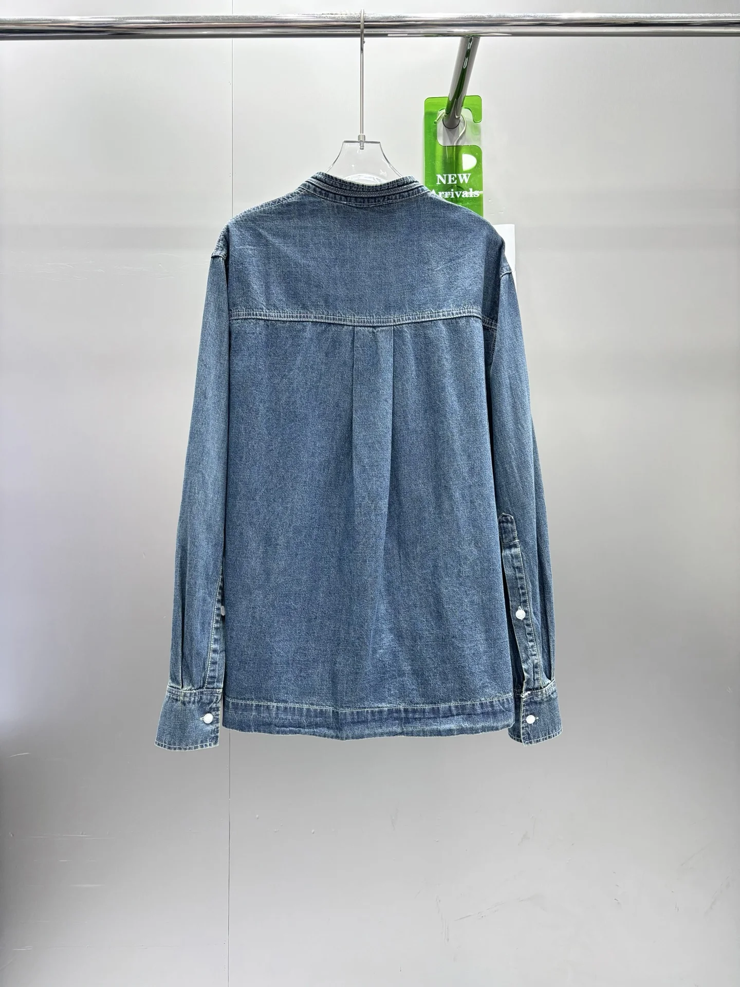 

Summer New Single-breasted Design Double Pocket Temperament Casual Denim Shorts Suit