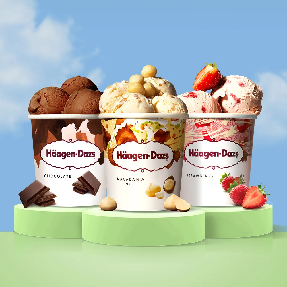 haagen-dazs Crema Popular Pint Set de 3