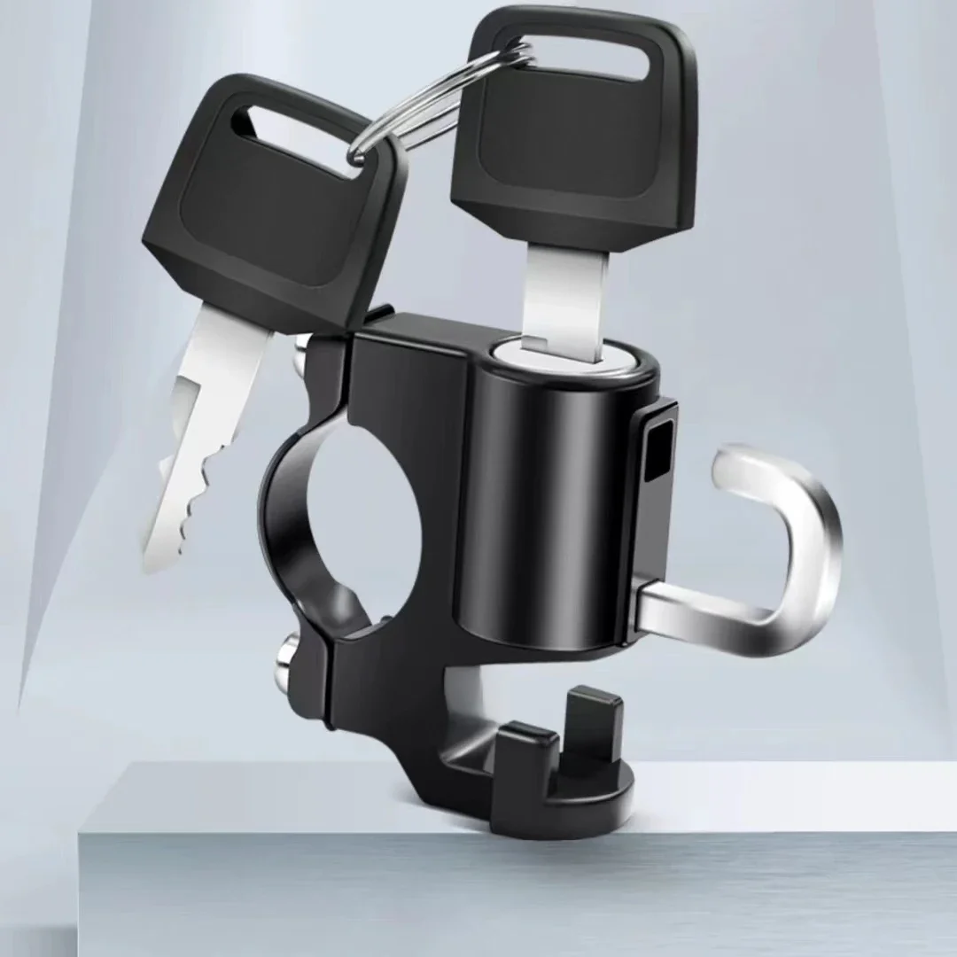 AliExpress New Version Helmet Lock with Hanging Hook for Motorcycle Bike Scooter ATV Anti Theft and Waterproof