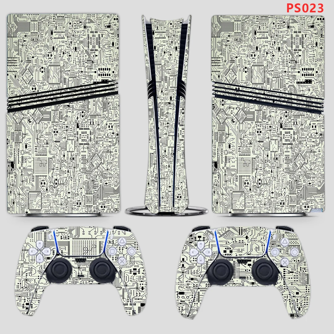 

Виниловая наклейка Skin Wrap для PS5 Pro/тонкой консоли и контроллера | Игровые скины, коллекция GP003 от магазинов Nexa