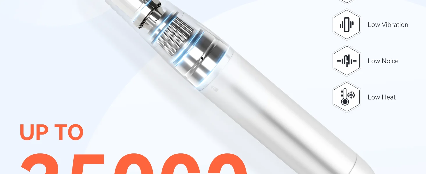 Makartt Nagelbohrer-Handstück für Nouvella, 35000 U/min, wiederaufladbarer elektrischer Nagelfräser, Ersatz für Maniküre-Werkzeugzubehör – Detail 4