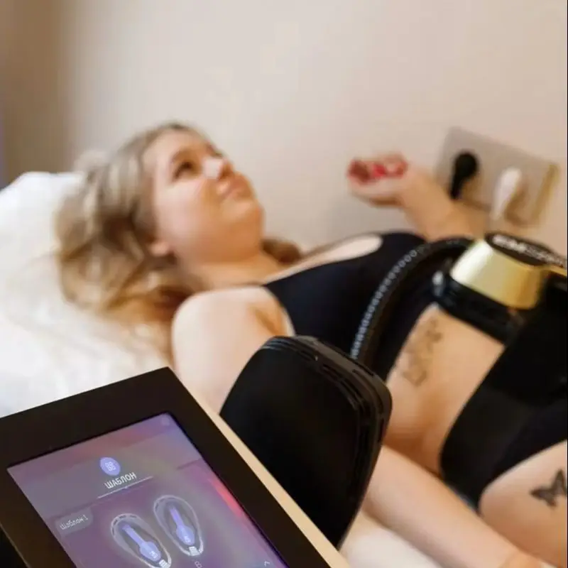 

Профессиональный аппарат EMS RF для коррекции фигуры с высокой интенсивностью электромагнитных импульсов для роста мышц и сжигания жира