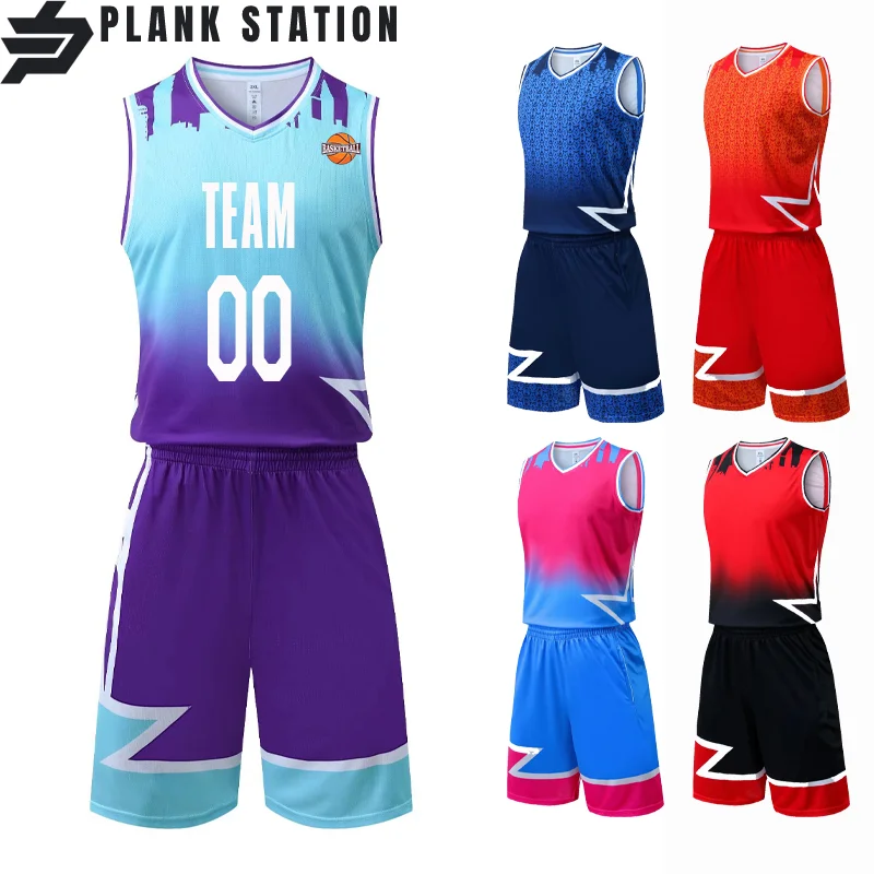 

Active Sportwear Basketball Volleyball For Men Women Children Private Customize Uniform Sleeveless Shirt Short QuickDry Colorful