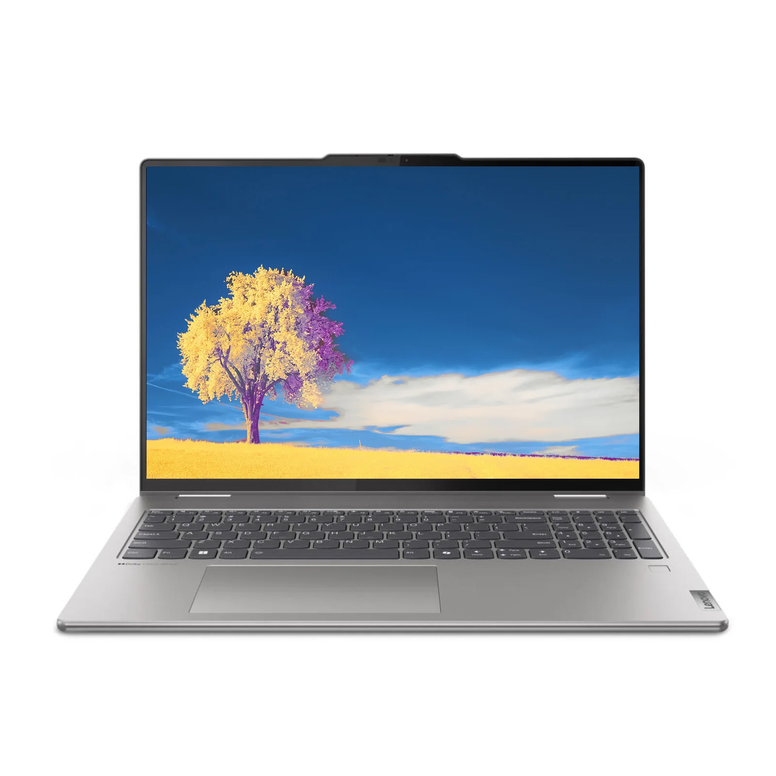 Lenovo-ordenador portátil Yoga 2 en 1 con pantalla táctil de 16 ", AMD Ryzen 7 8840HS,16GB de RAM, SSD de 2TB, Windows 11, gris Ártico