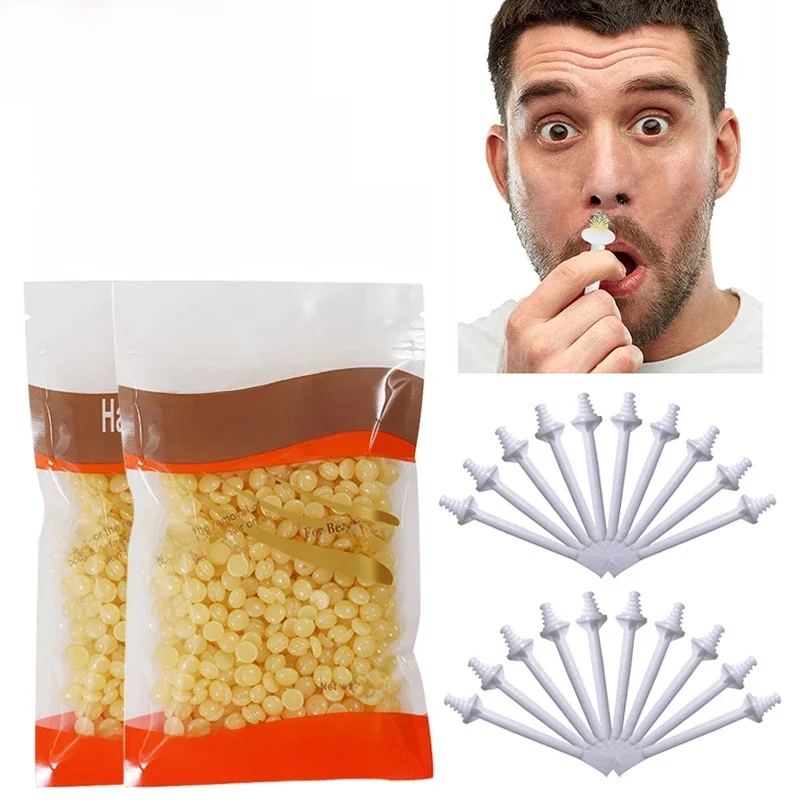 Draagbare Neus Wax Kit 50g-1005g voor Mannen en Vrouwen Nagel Waxen Ontharing Wax Kit Nagel Wax Reiniging Wax Kit Neus Clipper Schoonheid - afbeelding 2