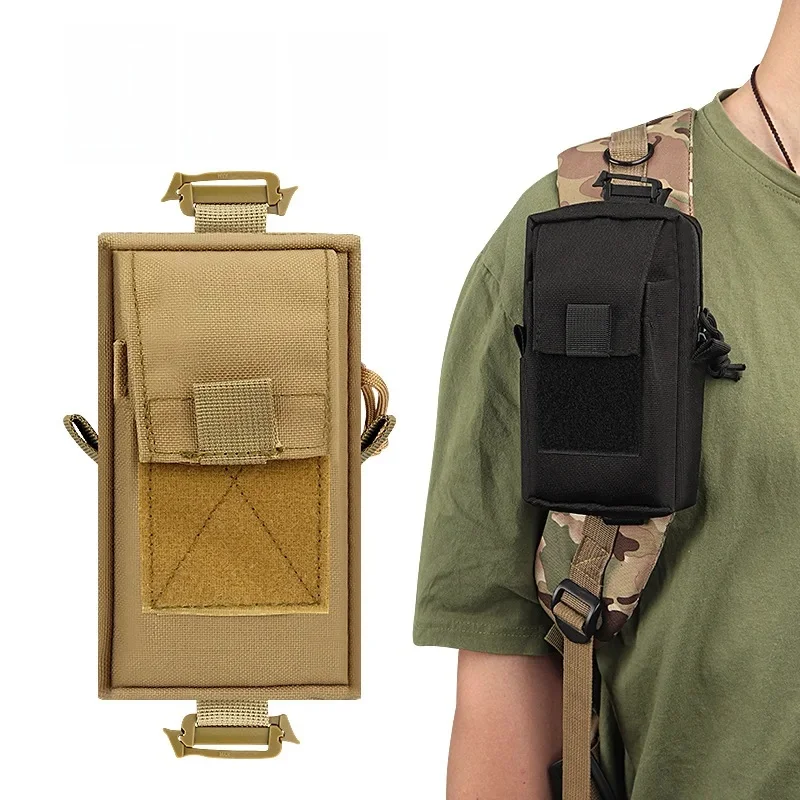 Molle Taktyczna torba biodrowa Outdoor Emergency edc etui na telefon Pakiet sportowy Wspinaczka Akcesoria do biegania Narzędzia Torby myśliwskie — zdjęcie 2