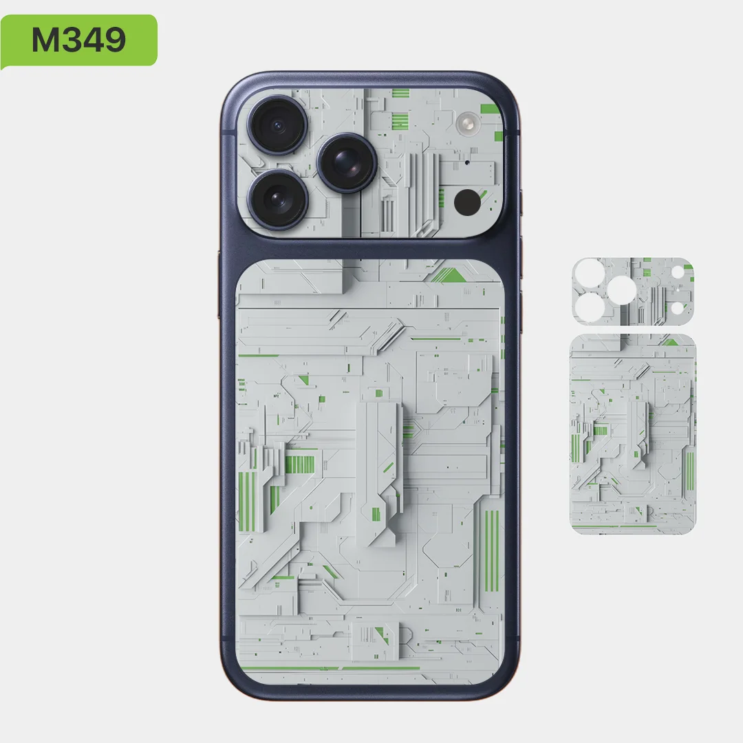 Skin Wrap Vinilo para iPhone 17 Pro max/iPhone 17 Pro, Colección Nexa Skins, Cam y Batería, BC0035