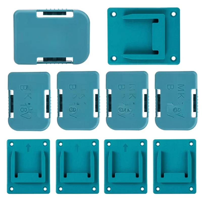 Support de stockage de batterie, 5/10 pièces, étui de support de batterie et porte-outils, support de quai pour Makita/Bosch 18V, dispositifs de fixation muraux