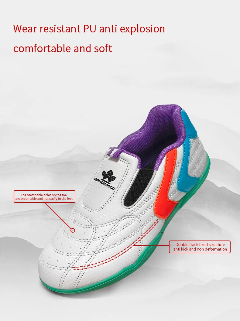 Kampfsportschuhe für Damen und Herren, Karate, Kung Fu, Taekwondo Trainingsschuhe, rutschfeste Gummisohle, Fitness-Workout-Sportschuhe – Detail 3