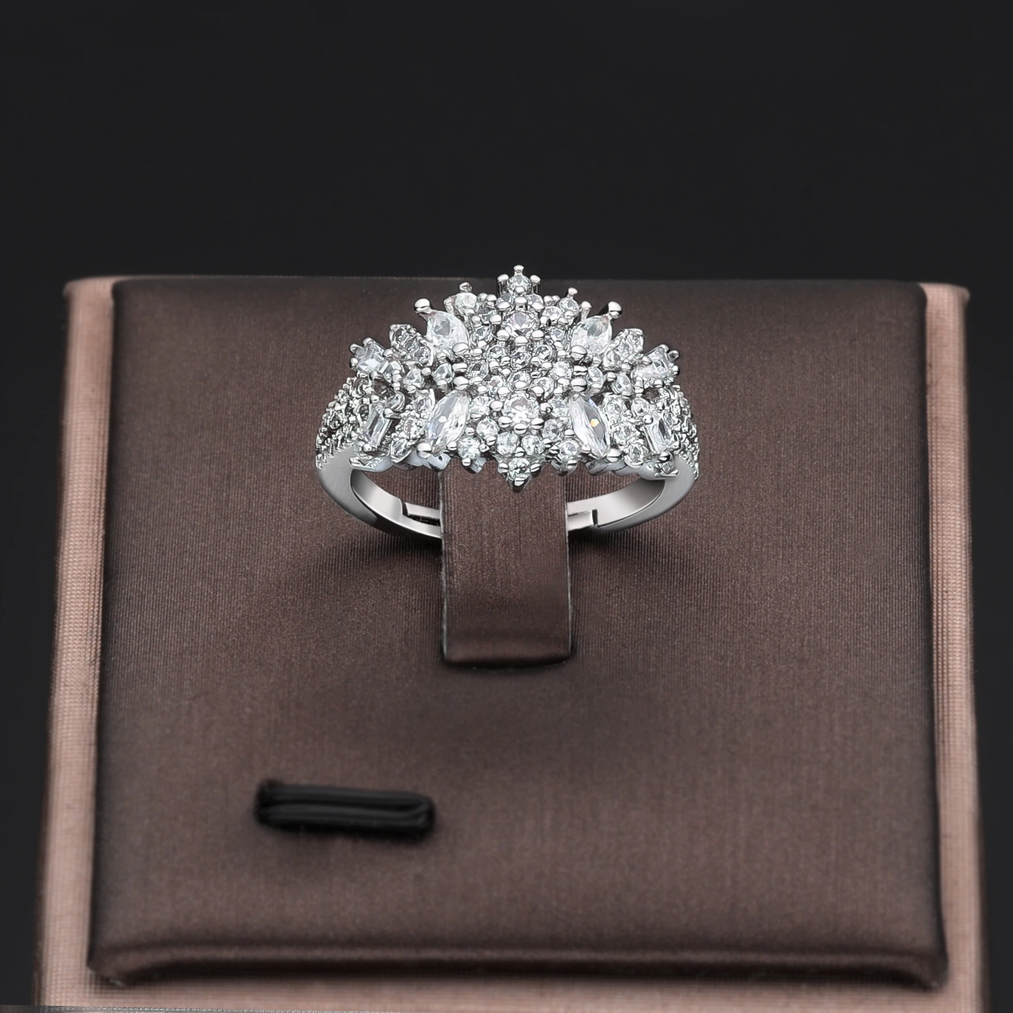 

Nigeria 4pcs Bridal Zirconia Jewelry Sets For Women Party, Luxury Dubai Nigeria CZ Crystal Wedding Jewelry Sets