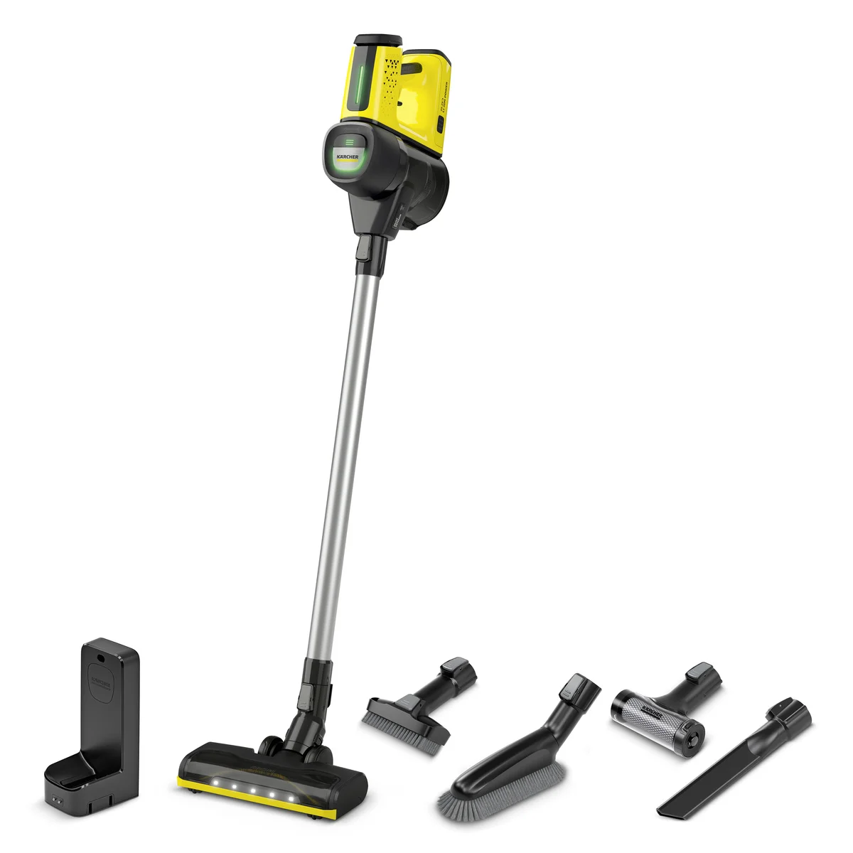 Karcher VC 7 Cordless yourMax-home wireless vacuum cleaner, includes dust Sensor and accessories (nozzle for slots, upholstery and furniture brush) with HEPA filter and 25,2V battery (1.198-700.0)